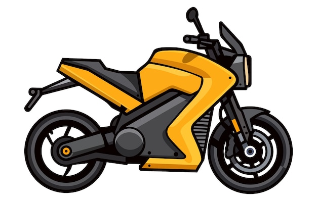 Vetor ilustração de design de vetor de motocicleta esporte vetor de design de envoltório de bicicleta