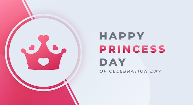 Vetor ilustração de design vetorial de celebração do dia nacional da princesa para anúncios de banner de pôster de fundo