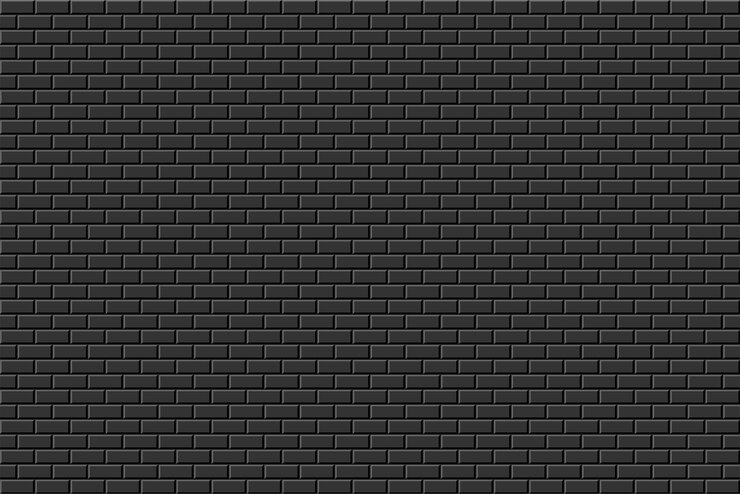 Vetor ilustração de design vetorial de fundo de parede de tijolo preto