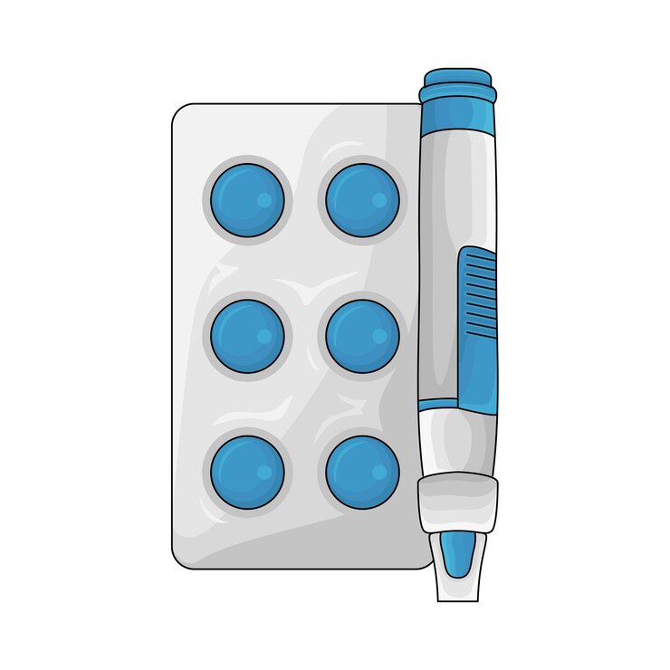 Vetor ilustração de diabetes