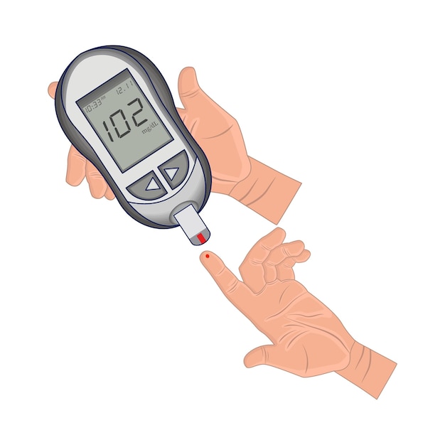 Ilustração de diabetes