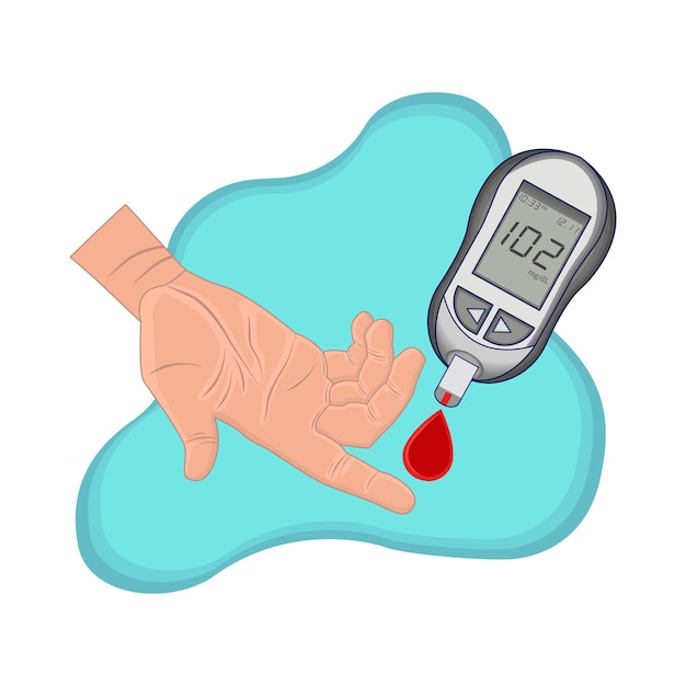 Ilustração de diabetes