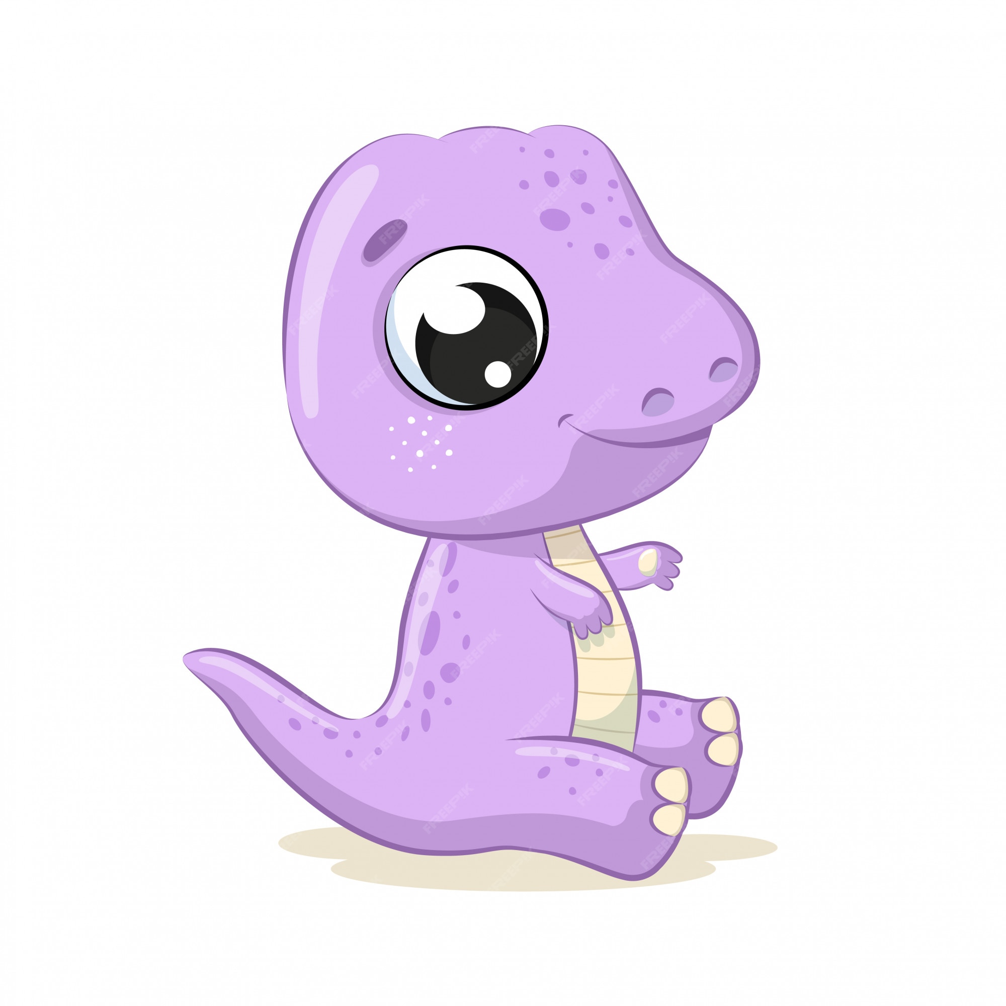 Dinossauro Roxo Bonito, Engraçado Bebê Dino Cartoon Personagem Vector  Ilustração Isolada Em Um Fundo Branco. Royalty Free SVG, Cliparts, Vetores,  e Ilustrações Stock. Image 123425518