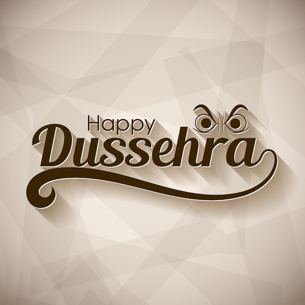 Ilustração de dussehra para a celebração do festival da comunidade hindu