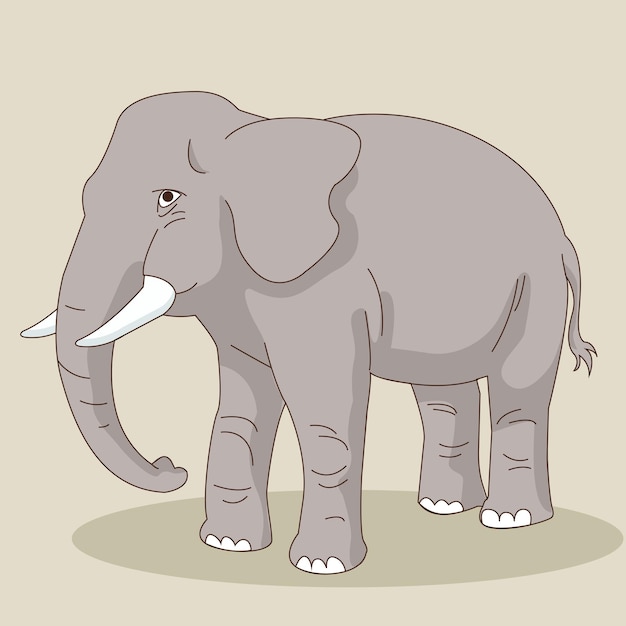 Vetor ilustração de elefante