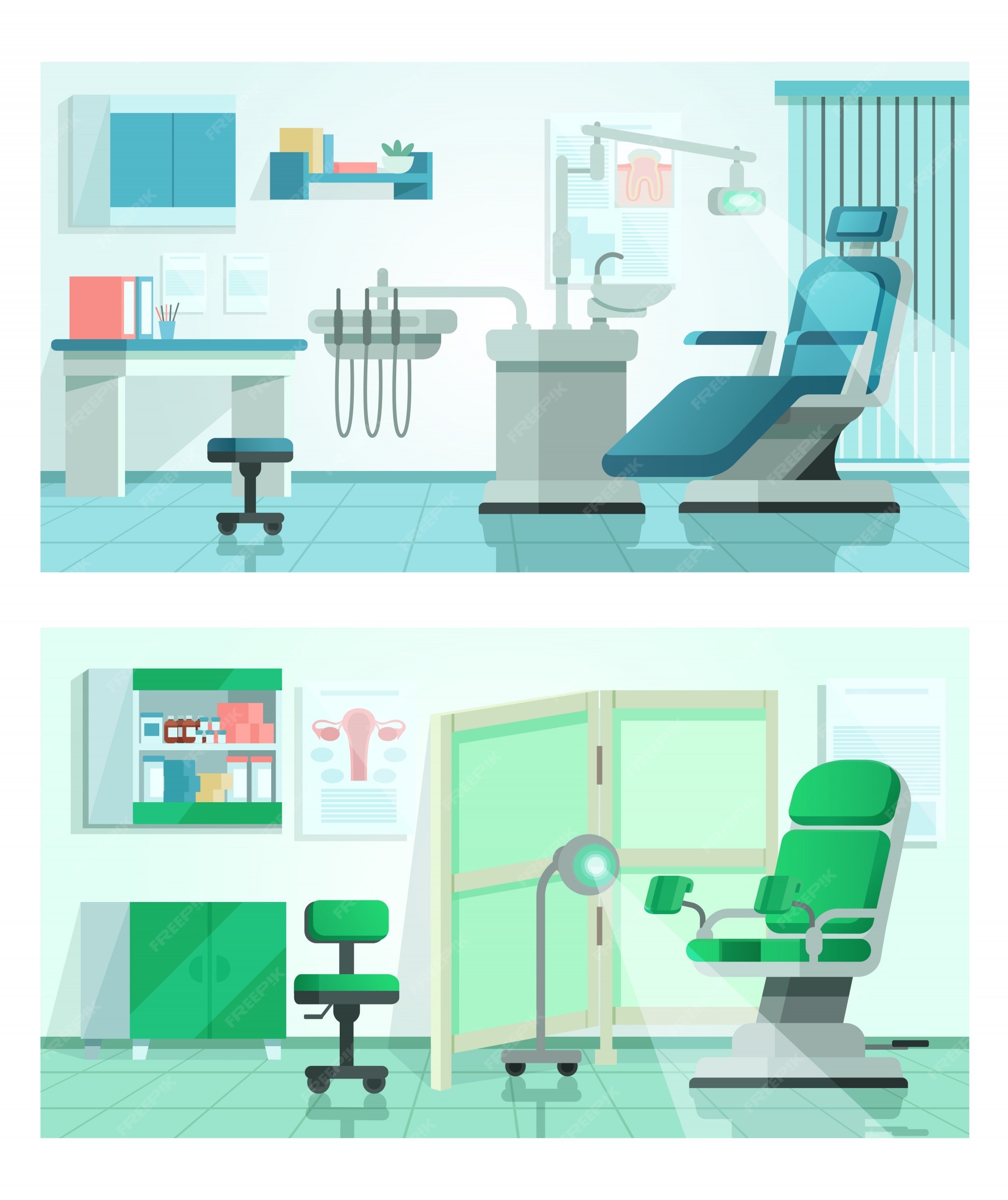 Conjunto De Equipe Médica Dos Desenhos Animados (dentista, Médicos E  Pessoal Médico). Ilustração Vetorial. Royalty Free SVG, Cliparts, Vetores,  e Ilustrações Stock. Image 70488699