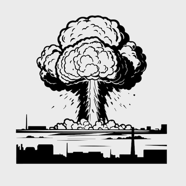 Ilustração de explosão vetorial