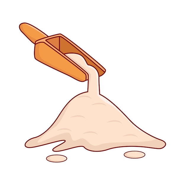 Vetor ilustração de farinha