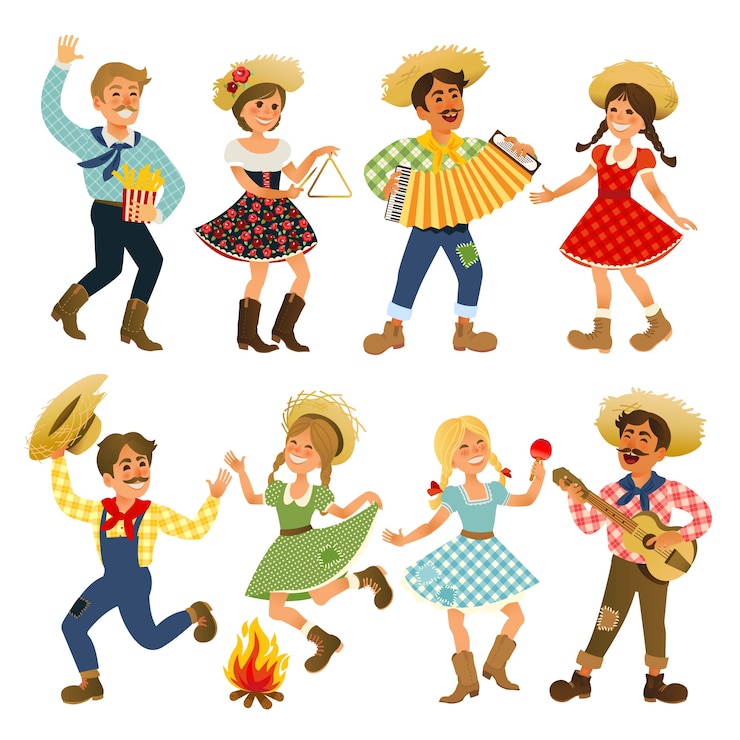 Ilustração de Festa Junina