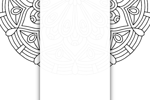 Ilustração de fundo bonito de ornamento