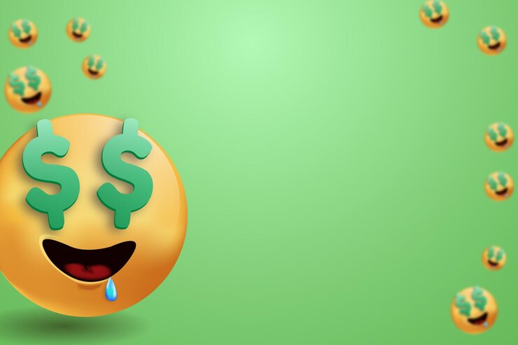 Vetor ilustração de fundo de emoticon 3d