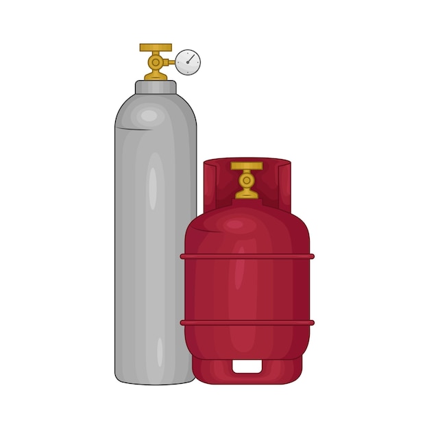 Ilustração de gás