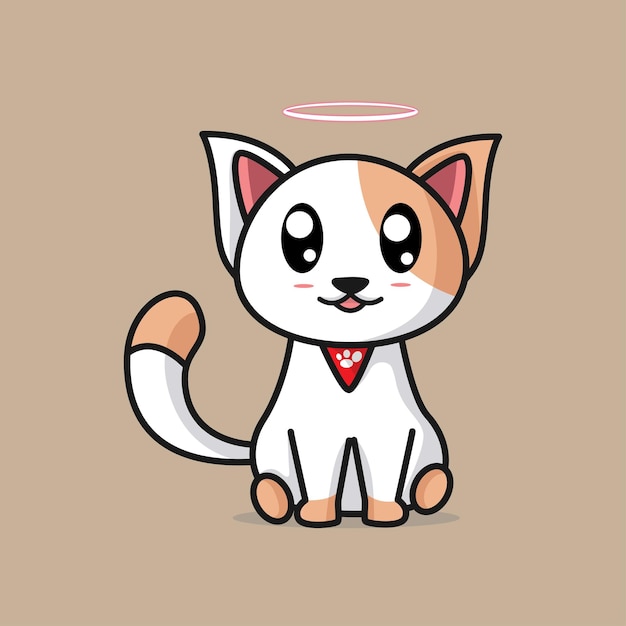 Ilustração de gato bonito