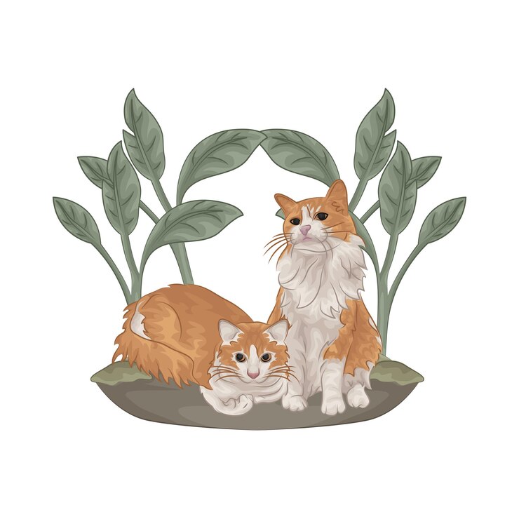 Vetor ilustração de gato