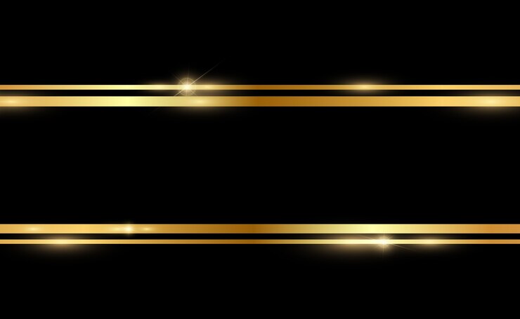 Ilustração de glitter dourado com moldura de ouro brilhante