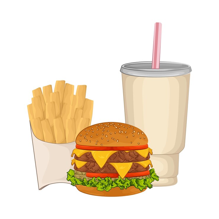 Vetor ilustração de hambúrguer