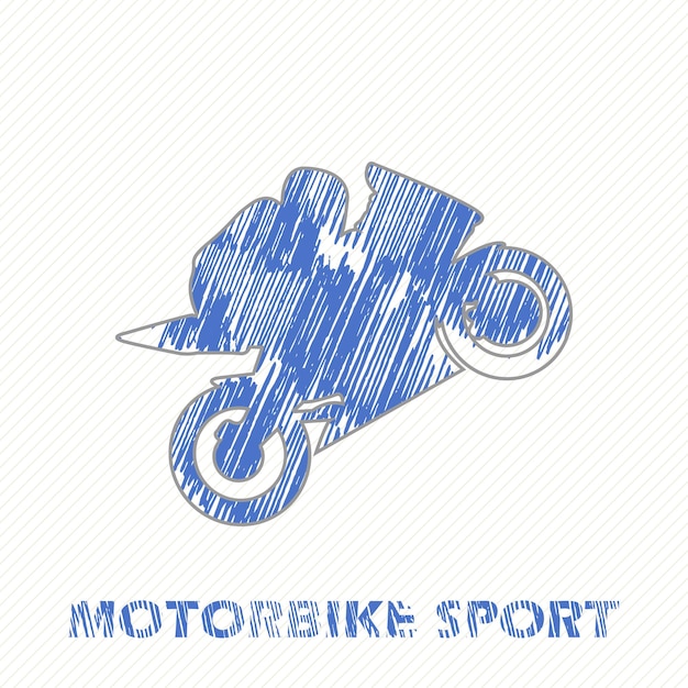 Ilustração de homem de moto e motociclistas. imagem criativa e esportiva