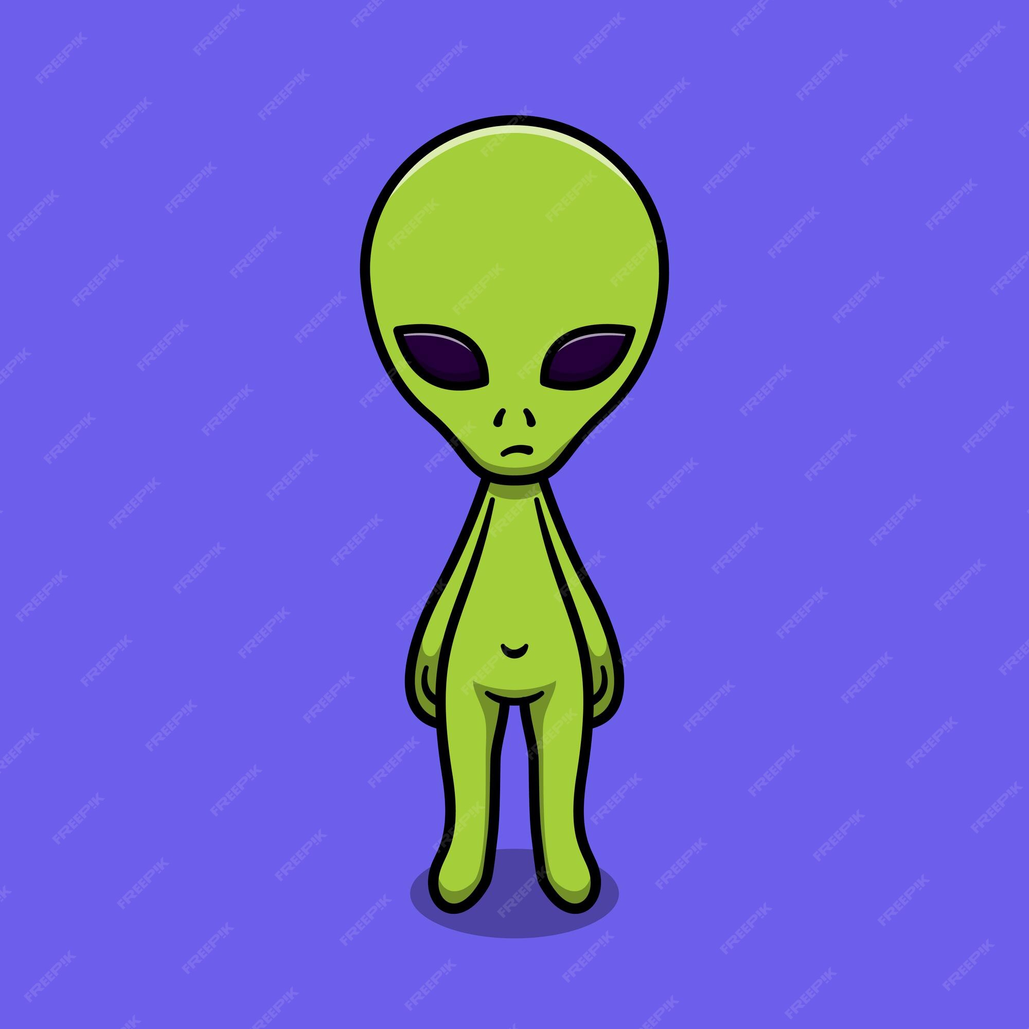 alienígena fofo segurando ilustração vetorial de ícone de desenho animado e  sorvete 2849864 Vetor no Vecteezy