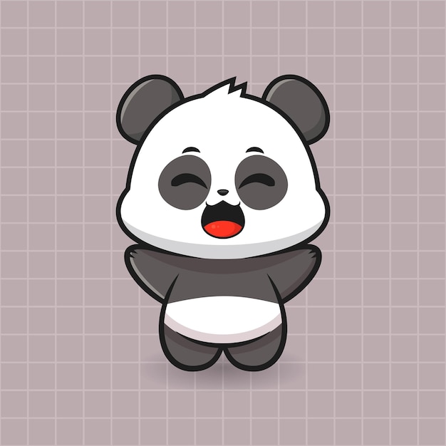 ícone Do Vetor De Desenho Animado Do Rosto Do Panda De Sorriso Feliz Fofo  Isolado Em Branco Ilustração do Vetor - Ilustração de divertimento, panda:  270056412