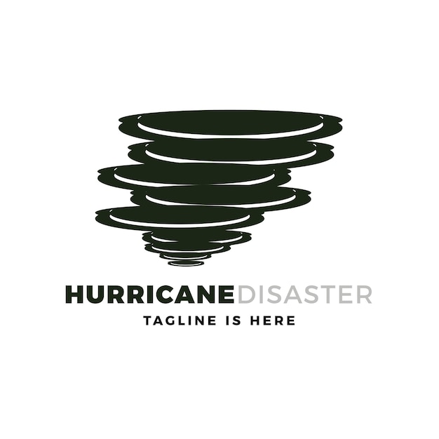 Ilustração de ícone de vetor de logotipo de tempestade