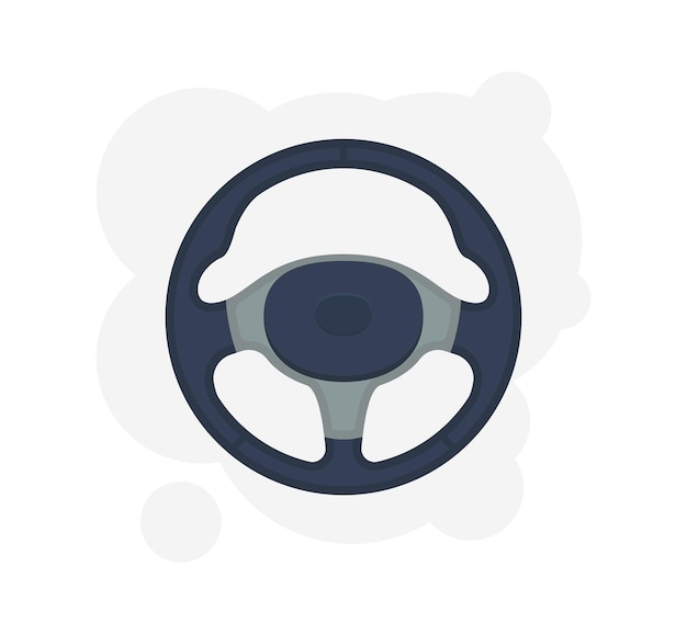 Vetor ilustração de ícone de vetor de volante ícone de volante
