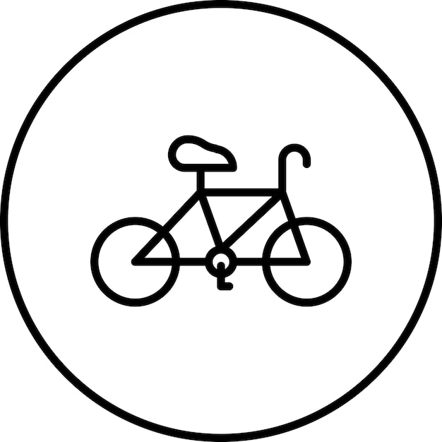 Ilustração de ícones vetoriais de ciclismo de Iconos de esportes