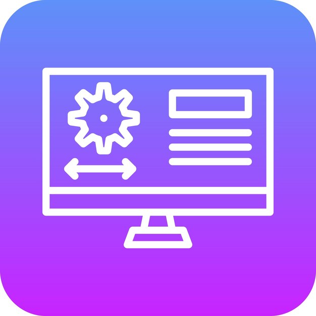 Vetor ilustração de ícones vetoriais de engenharia cad do icones de processos industriais