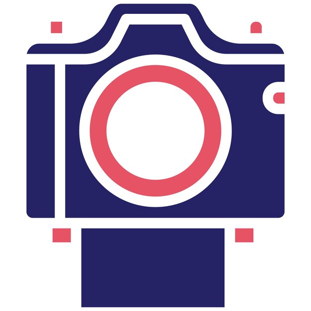 Vetor ilustração de ícones vetoriais de lomografia do iconoseto de fotografia