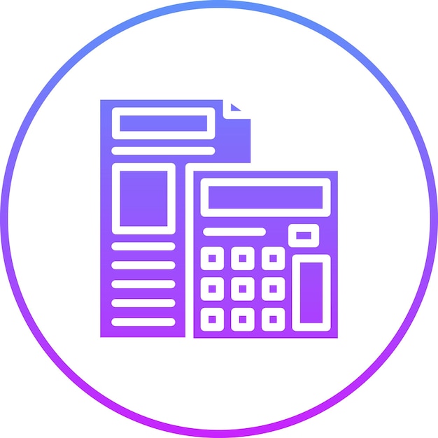 Vetor ilustração de ícones vetoriais de matemática do iconeset de educação