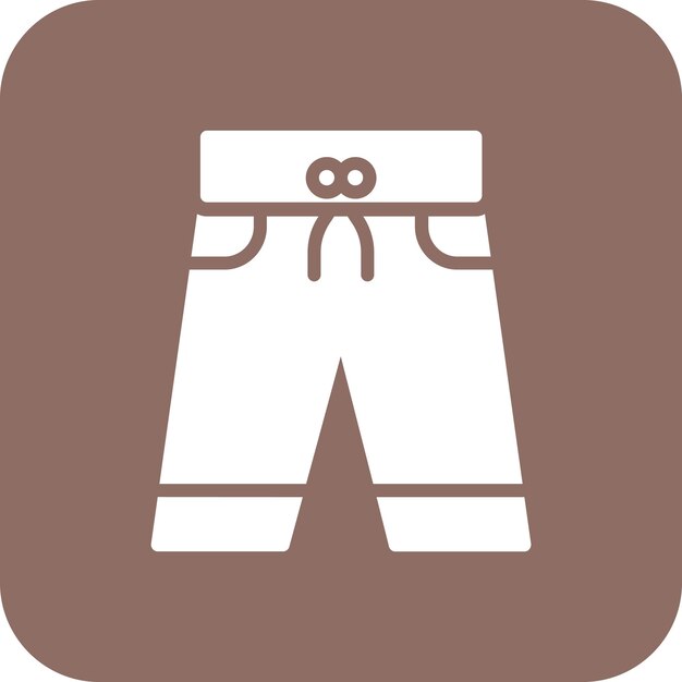 Vetor ilustração de ícones vetoriais de trunks de natação do iconos de verão