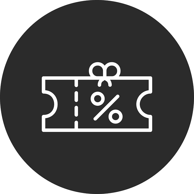 Ilustração de ícones vetoriais de voucher do e-commerce