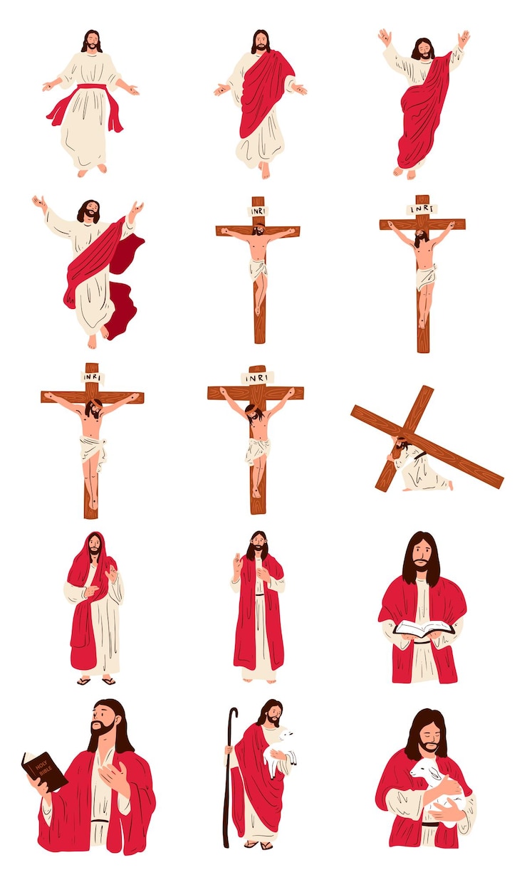 Vetor ilustração de jesus cristo