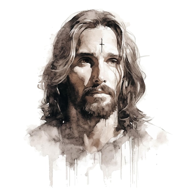 Vetor ilustração de jesus cristo