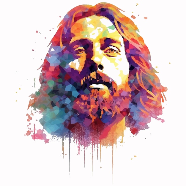 Vetor ilustração de jesus cristo