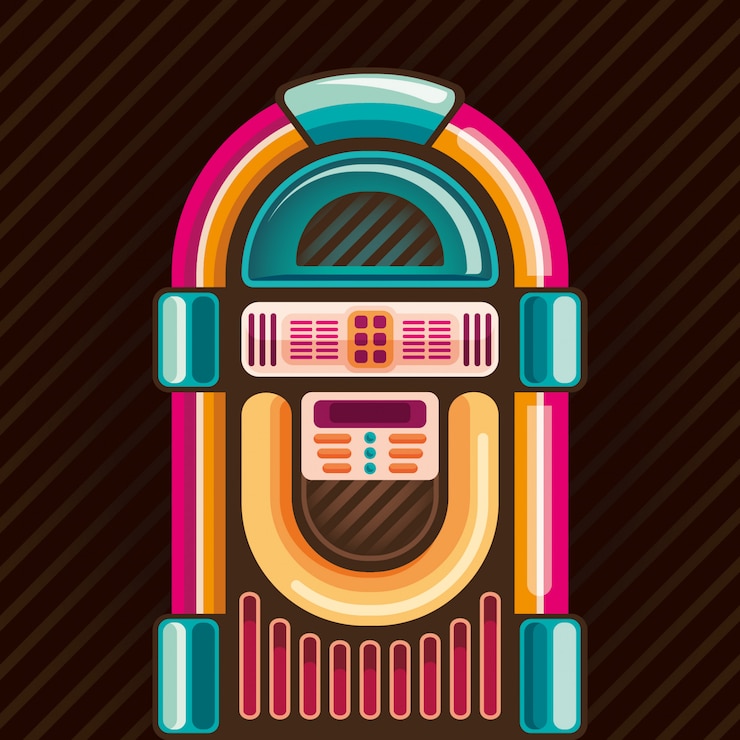 Ilustração de jukebox