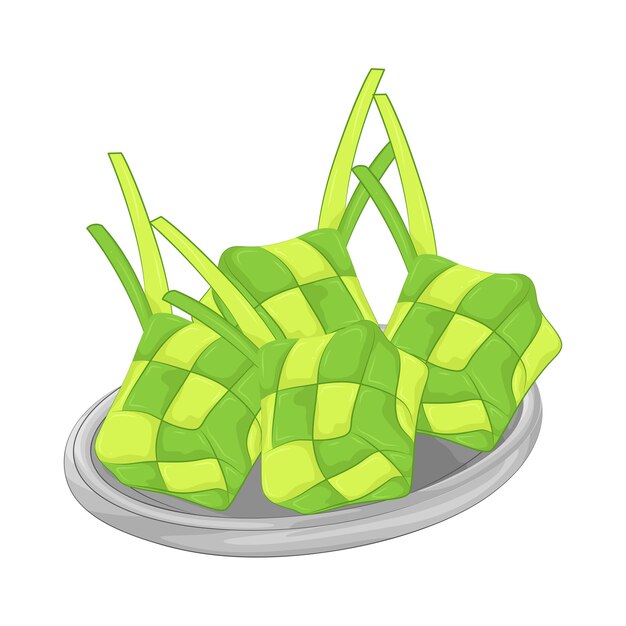 Ilustração de ketupat