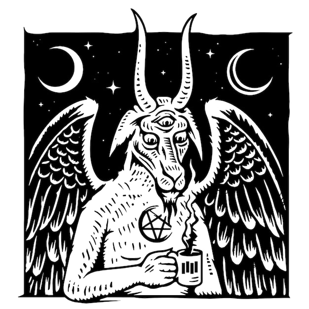 Ilustração de lábios de arte