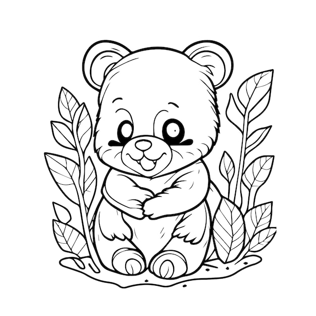 Desenho de Panda Emoji para colorir  Desenhos para colorir e imprimir  gratis