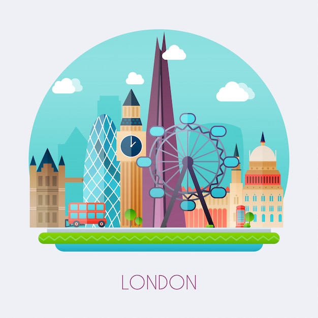 Ilustração de londres