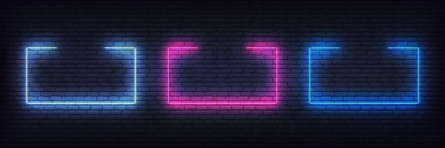 Vetor ilustração de luz neon