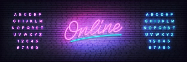 Ilustração de luz neon