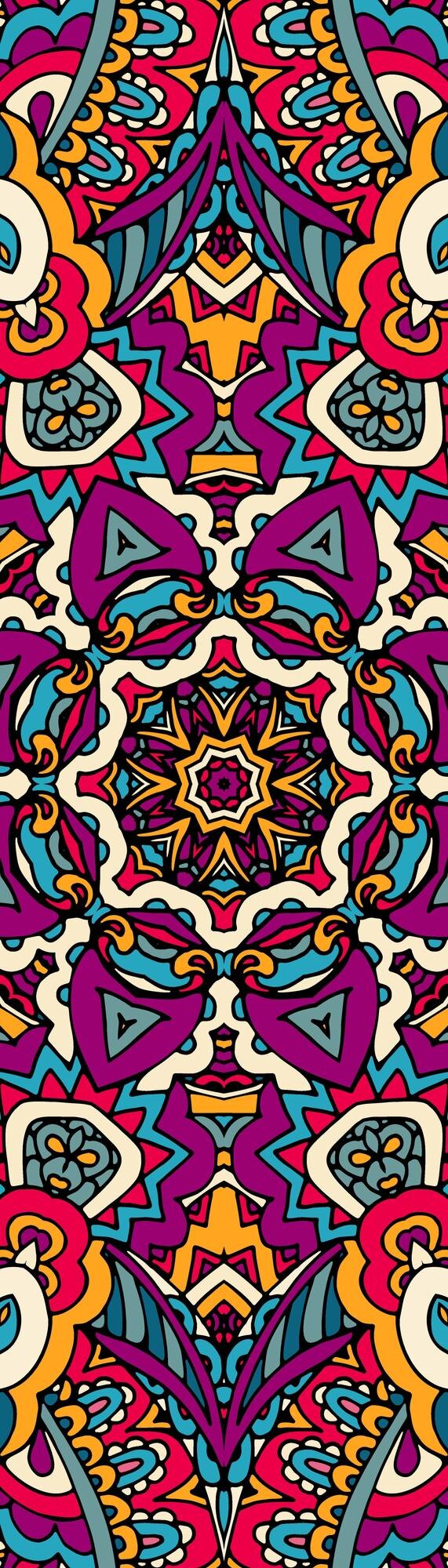 Desenho Floral De Flores De Mandala Para Colorir Meditação De Pintura  Ilustração do Vetor - Ilustração de hena, elegante: 218583966