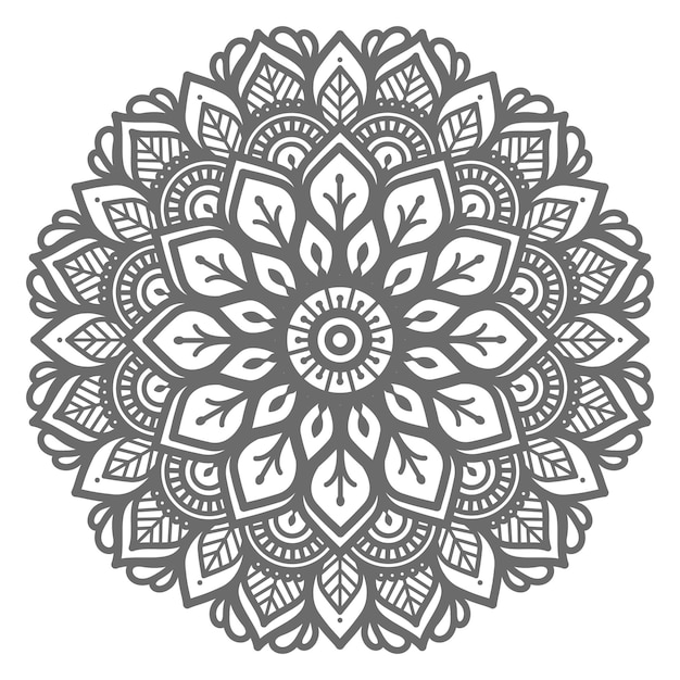 Ilustração de mandala para conceito abstrato e decorativo