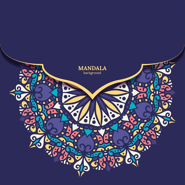 Ilustração de mandala