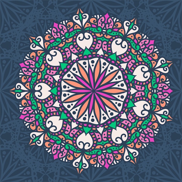 Ilustração de mandala