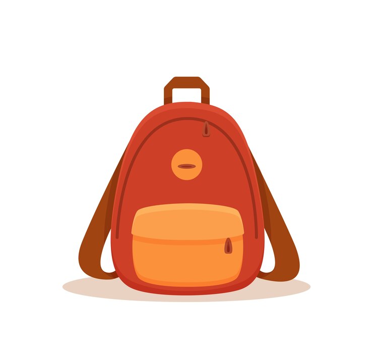 Vetor ilustração de mochila de rua.