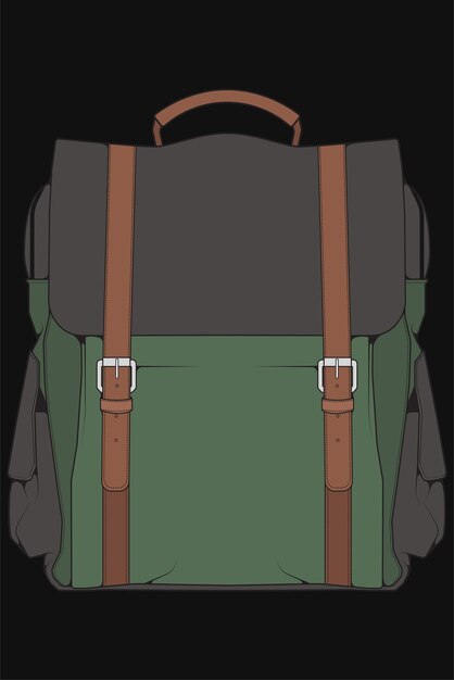 Vetor ilustração de mochilas vetoriais mochilas coloridas para estudantes, viajantes e turistas