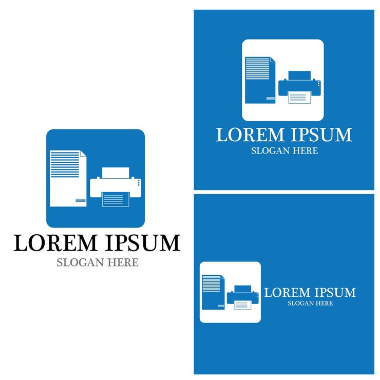 Vetor ilustração de modelo de vetor de logotipo de documento