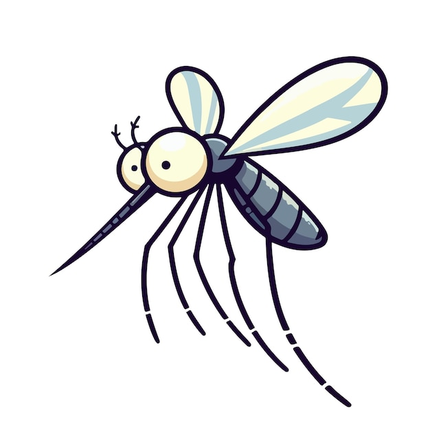 Vetor ilustração de mosquito animal a imagem gerada