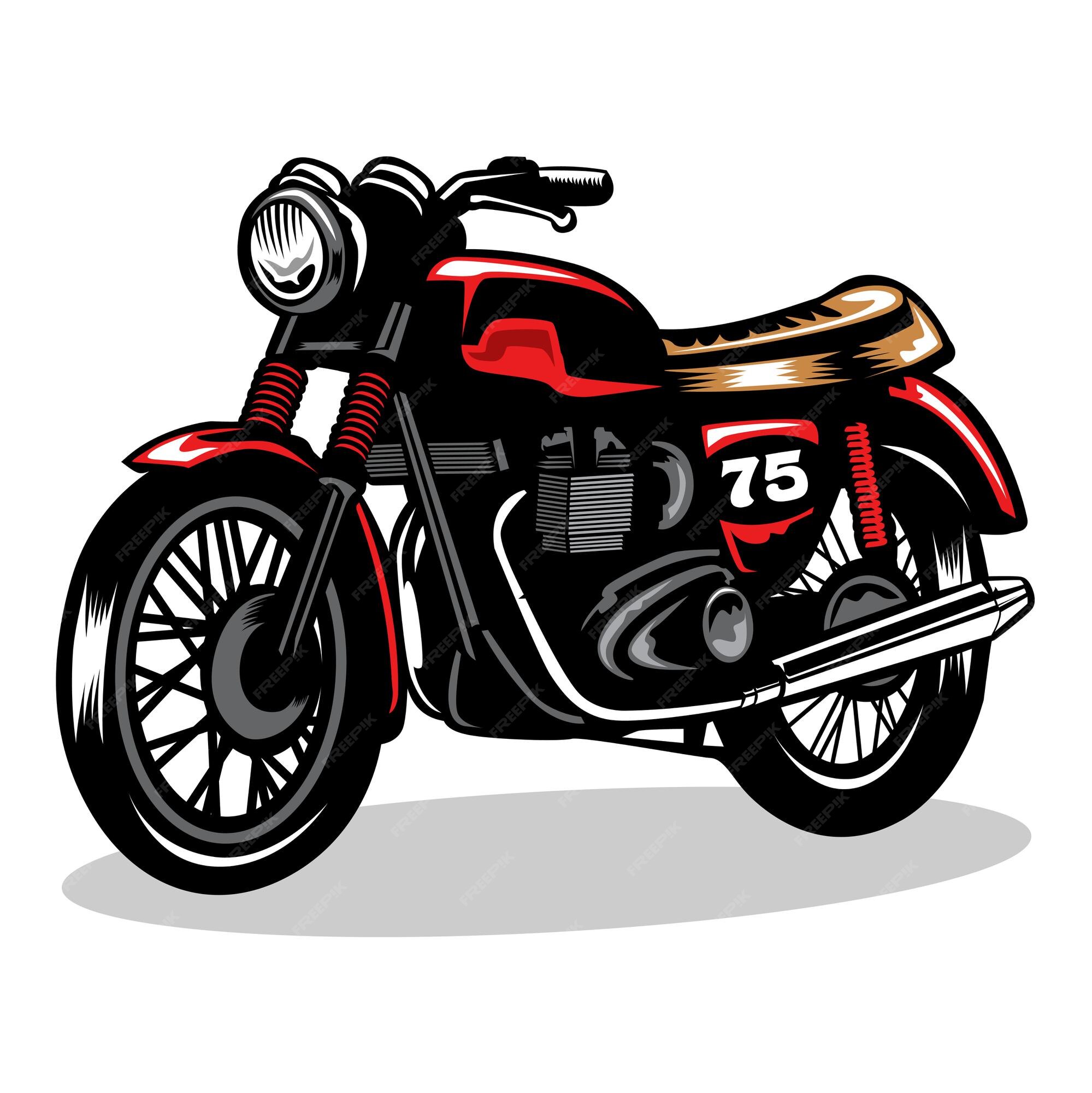 1 contínuo linha desenhando do velho corrida moto logotipo. clássico  vintage motocicleta conceito. solteiro linha desenhar Projeto vetor  ilustração 20379801 Vetor no Vecteezy